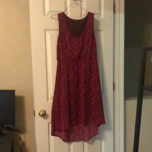 Chevron design dress